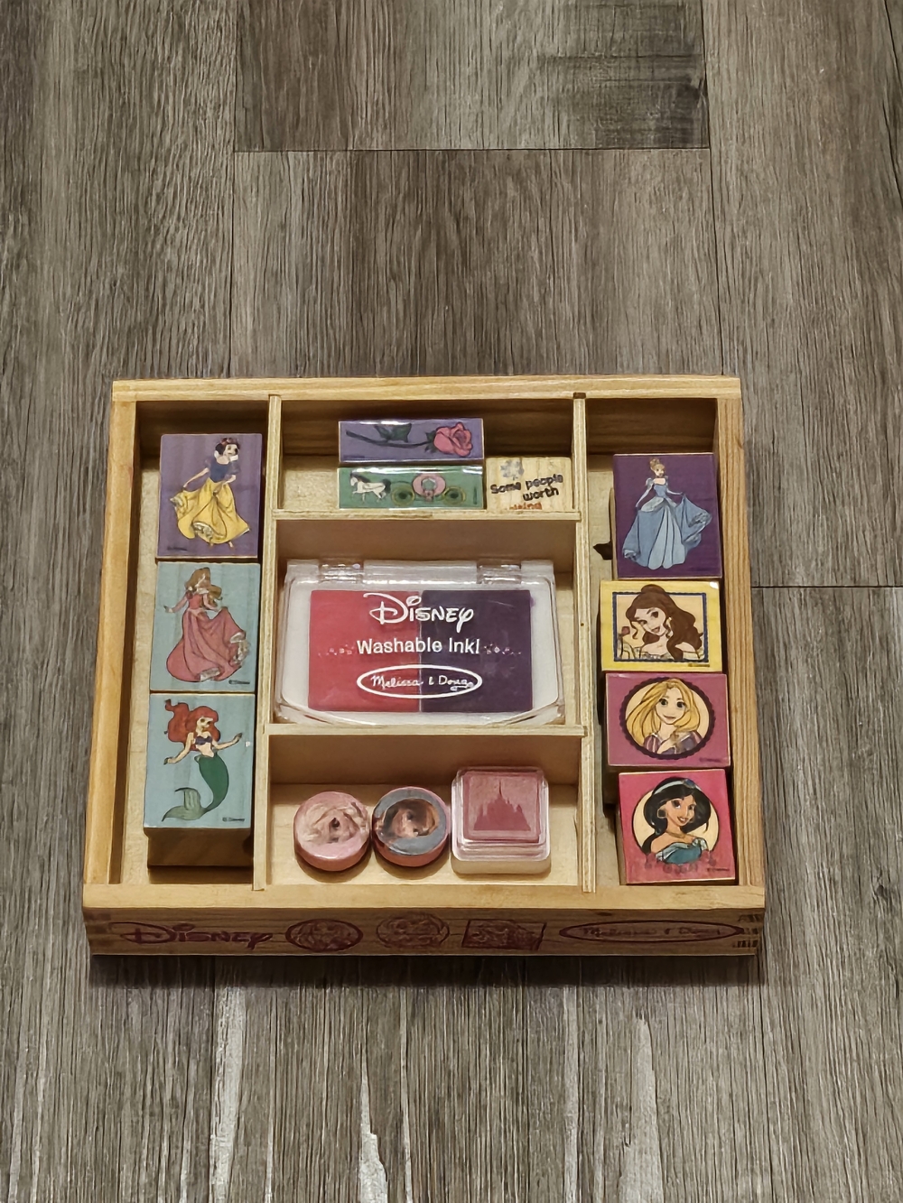 Disney Princess Stamp and Washable Ink Set